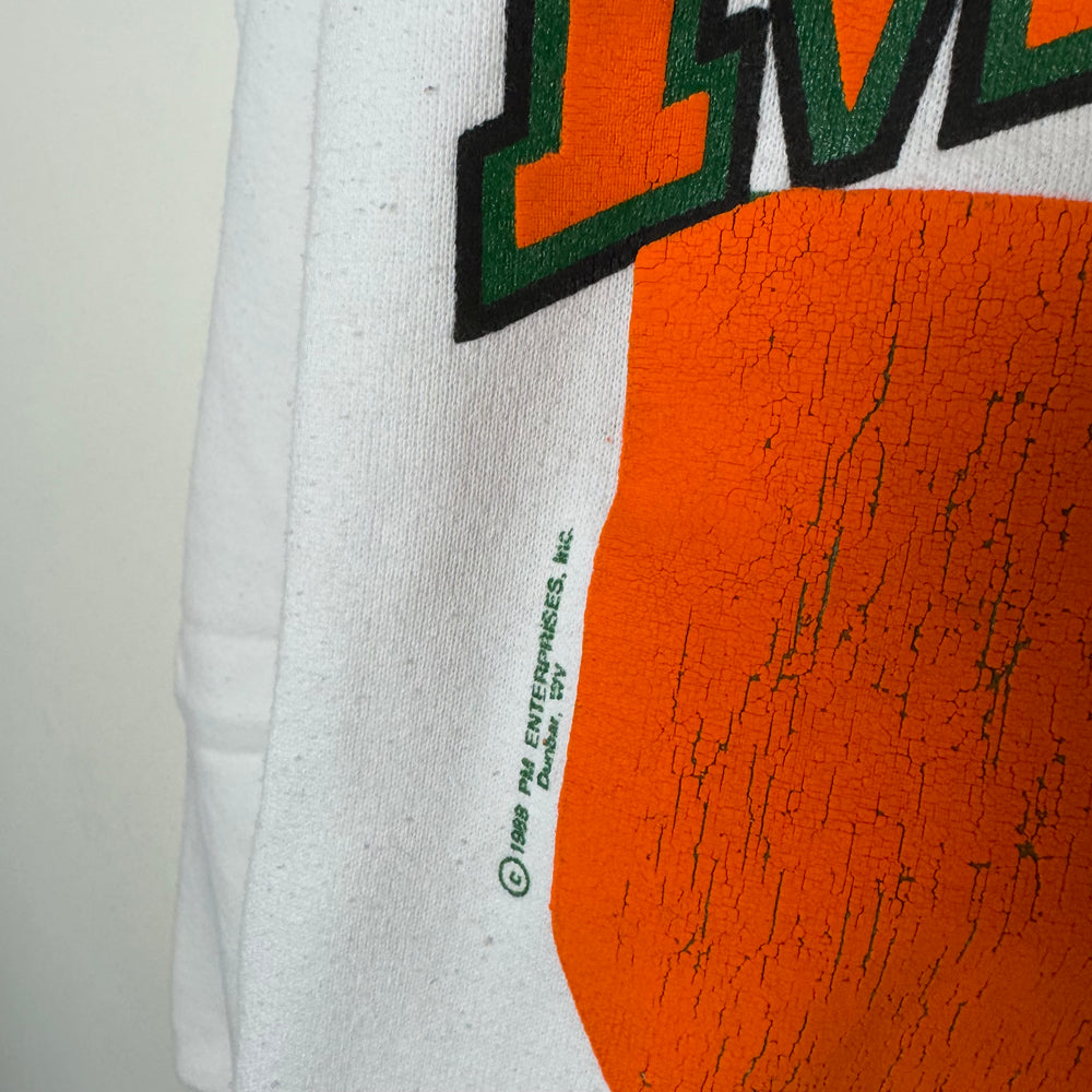 Vintage 1988 University of MIAMI Hurricanes Varsity Sweatshirt