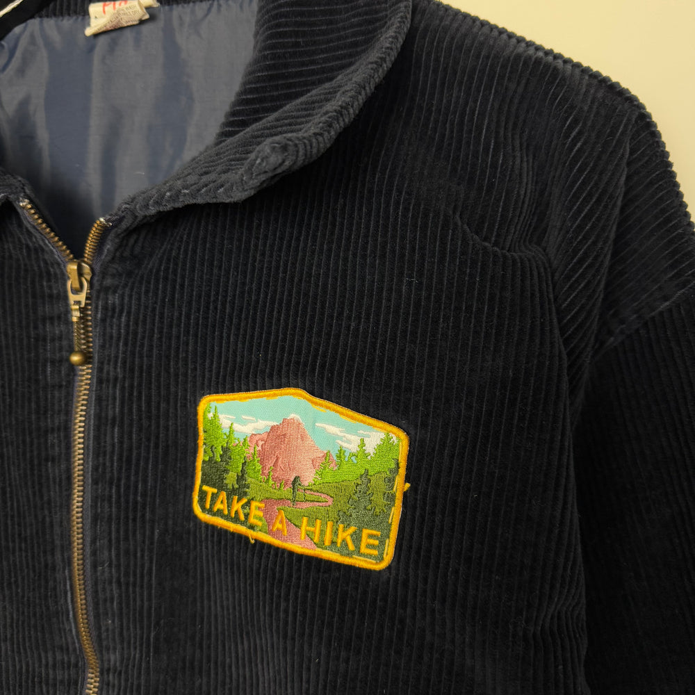 Vintage 1980's TAKE A HIKE Corduroy Jacket