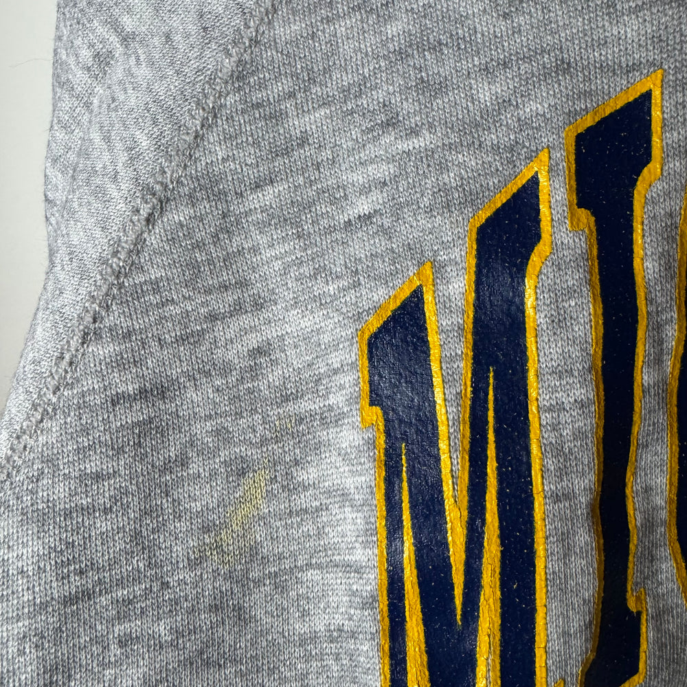 Vintage 1980's University of MICHIGAN Varsity Hoodie Sweatshirt