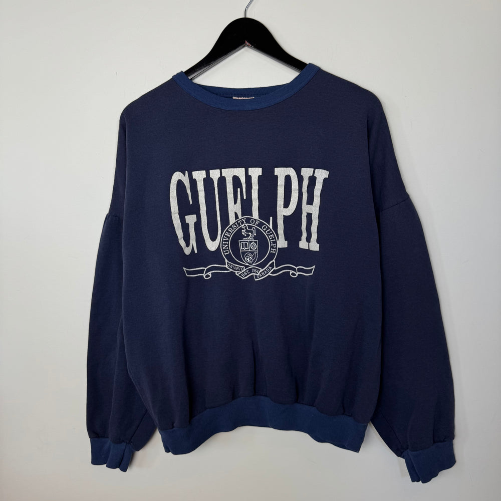 Vintage 1980's University of GUELPH Varsity Sweatshirt