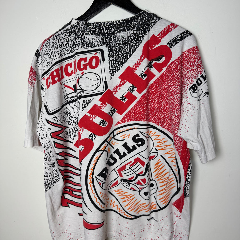 Vintage 90's NBA Chicago BULLS All Over Print Tshirt