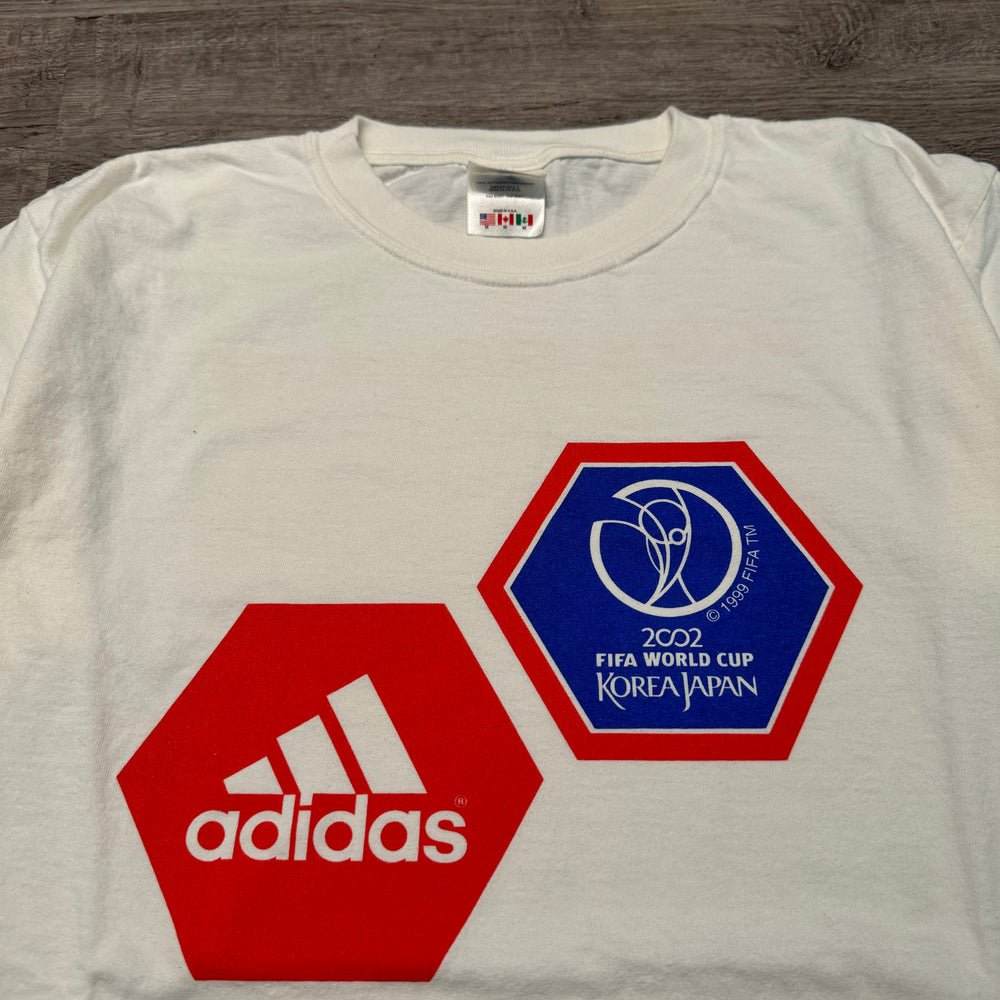 Vintage 2002 FIFA World Cup Korea Japan ADIDAS Tshirt