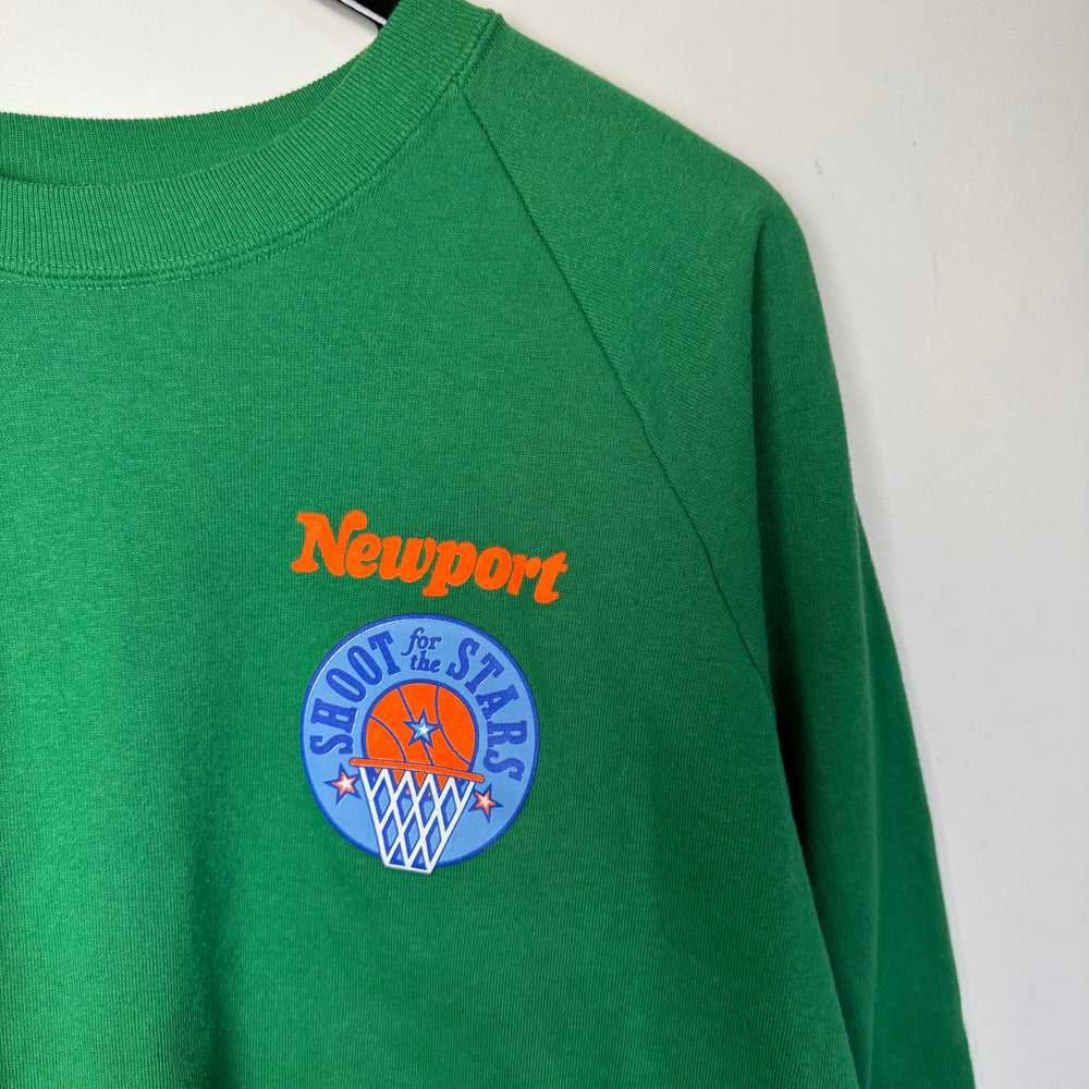 Vintage 90's NEWPORT Cigarettes Shoot for the Stars Sweatshirt