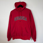 University of GEORGIA Bulldogs NIKE Middle Swoosh Varsity Hoodie Sweatshirt