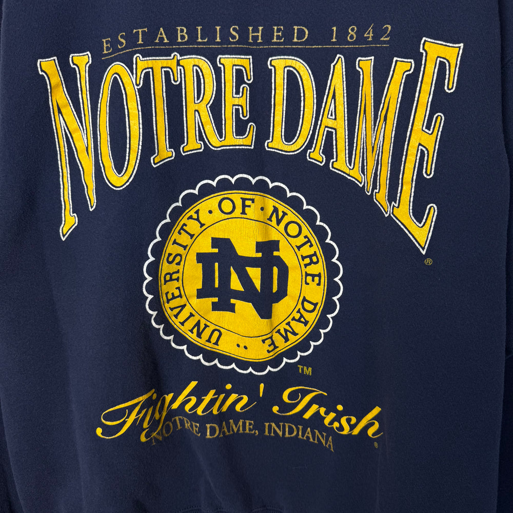 Vintage 90's University of NOTRE DAME Varsity Sweatshirt