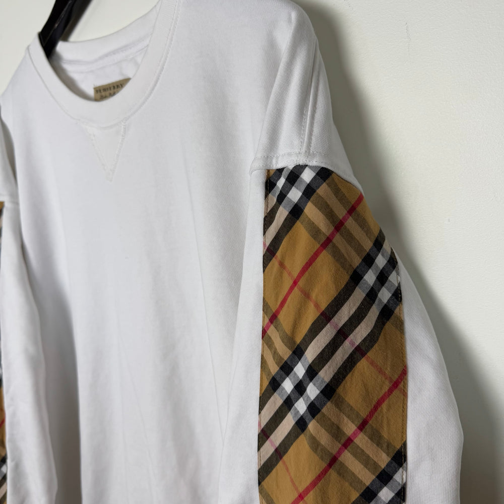 BURBERRY London Nova Sleeve Crewneck Sweatshirt