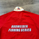 Vintage 1980's BUDWEISER Fishing Series Coach Jacket