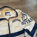 Vintage 90's GEORGETOWN University STARTER 1/2 Zip Windbreaker Jacket