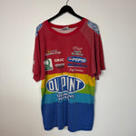 Vintage 90's NASCAR Racing Jeff Gordon Rainbow Tshirt