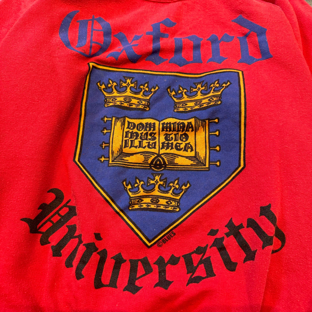 Vintage 1980's OXFORD UNIVERSITY Varsity Sweatshirt