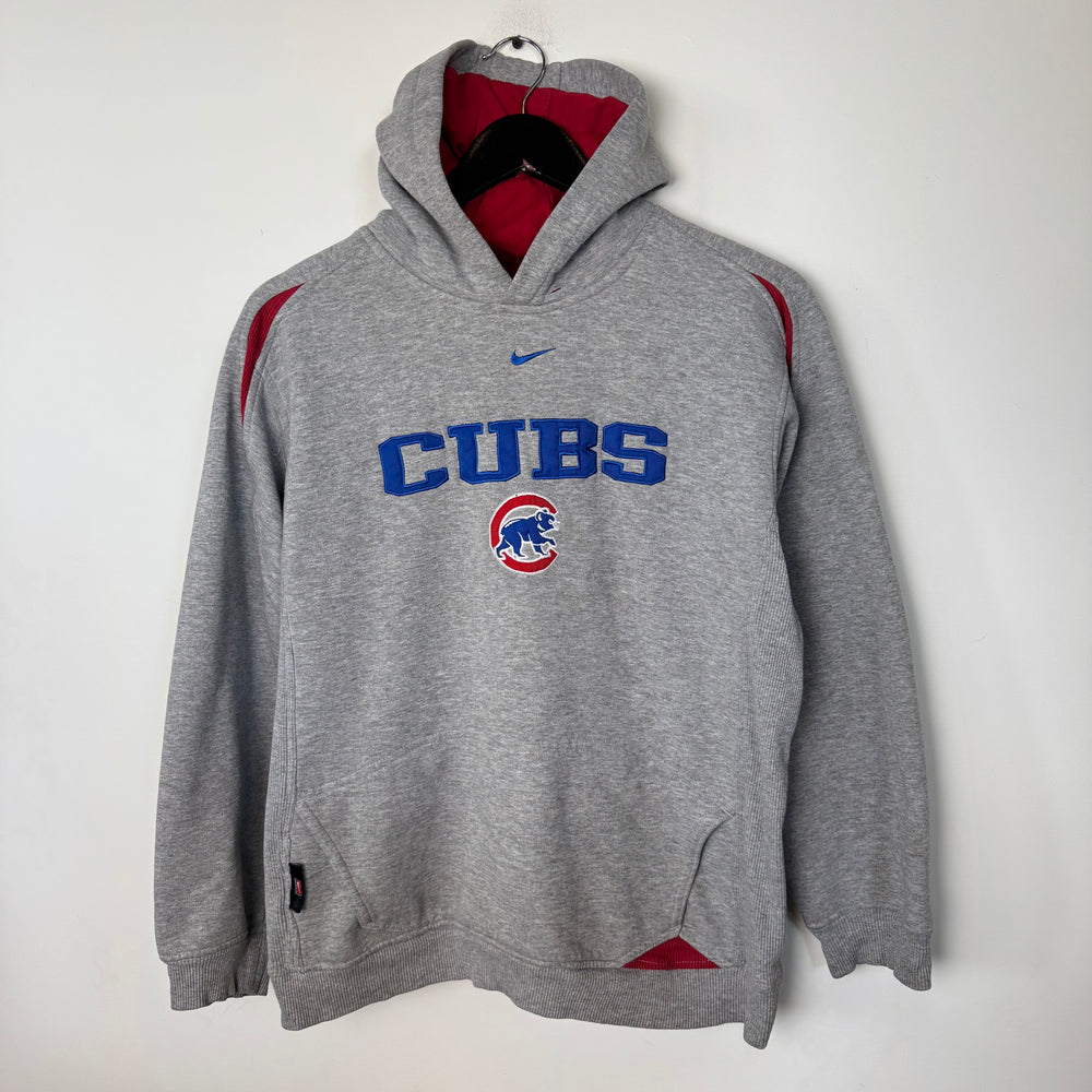 Vintage MLB Chicago CUBS Nike Middle Swoosh Hoodie Sweatshirt