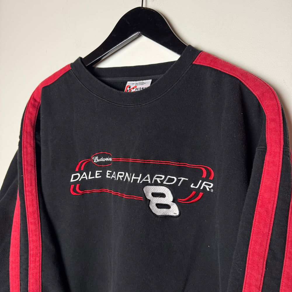 Vintage 90's NASCAR Racing Dale Jr. Budweiser Sweatshirt
