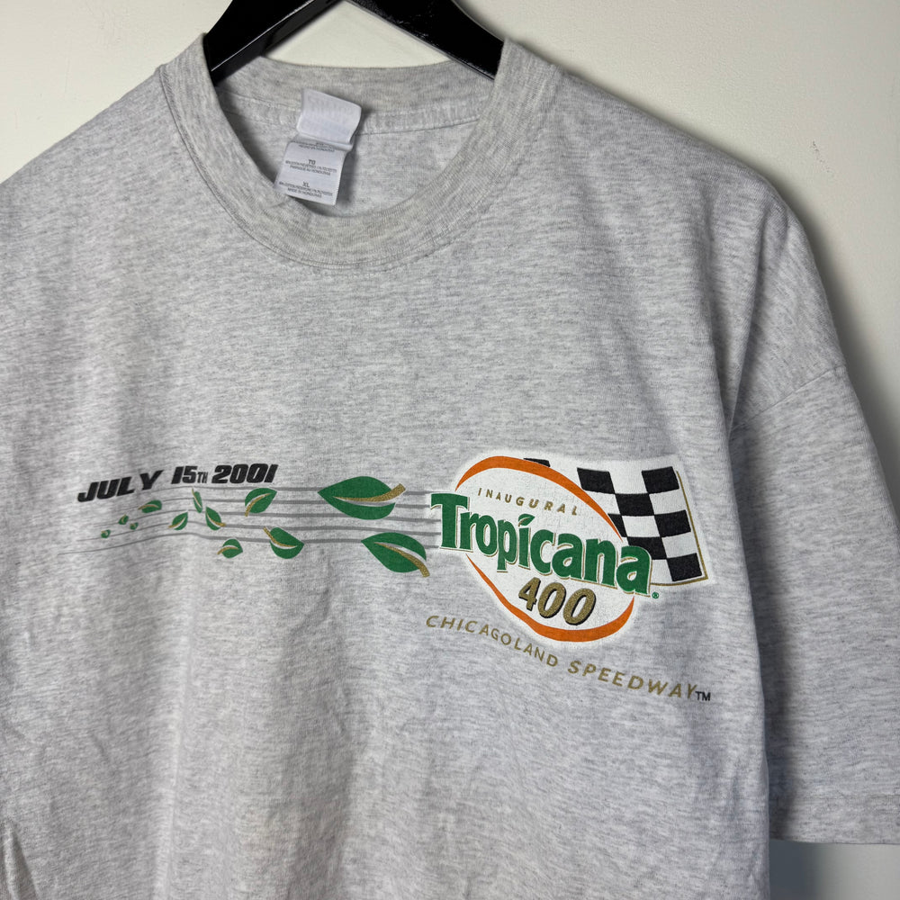 Vintage 2001 TROPICANA Juice Racing Tshirt