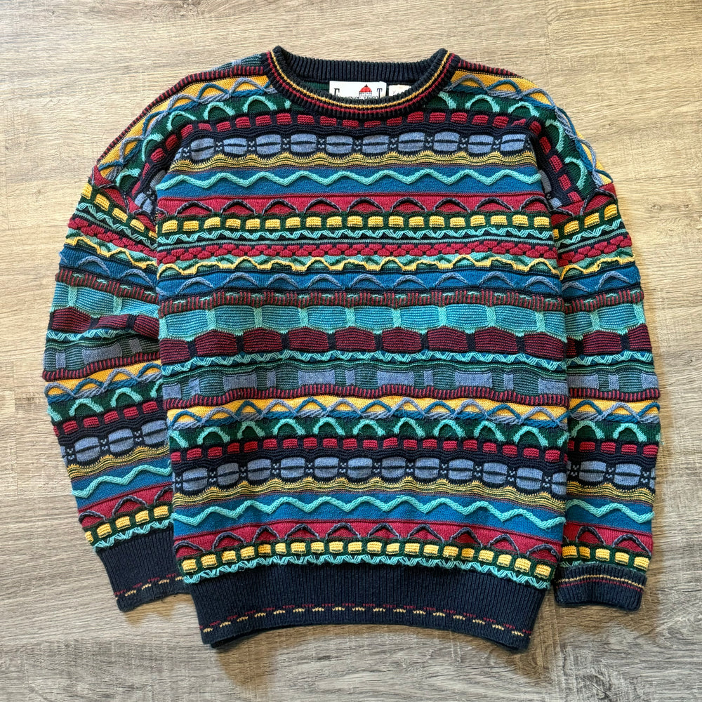 Vintage 90's Heavy CABLE Knit Sweater