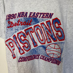Vintage 1990 NBA Detroit PISTONS Tshirt
