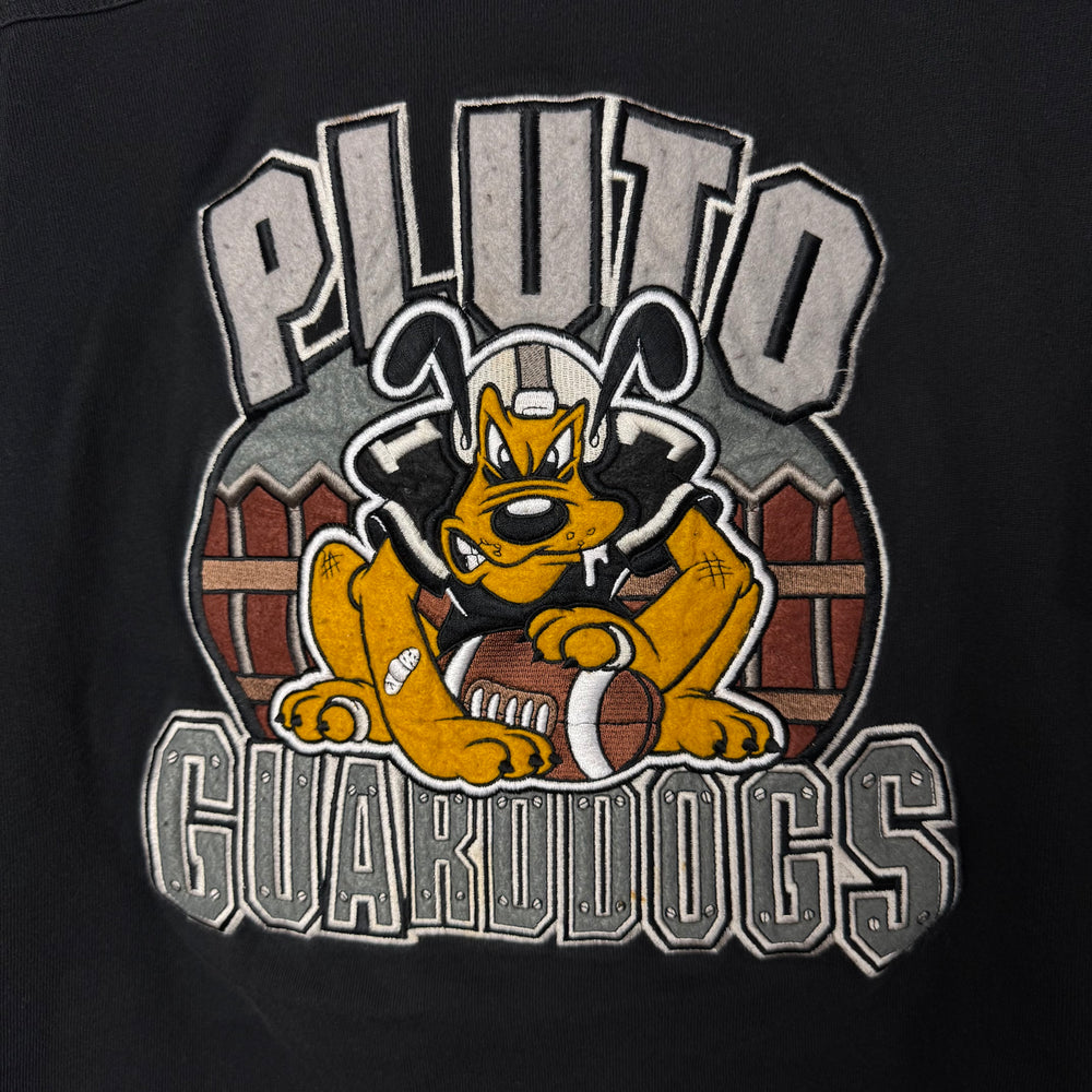 Vintage 90's DISNEY Pluto Guard Dogs Football Sweatshirt