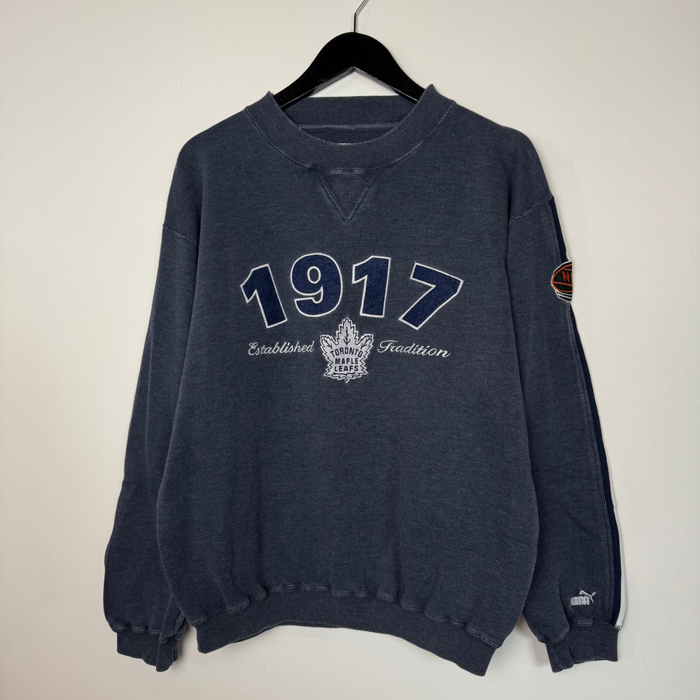 Vintage 90's NHL Toronto MAPLE LEAFS Puma Sweatshirt