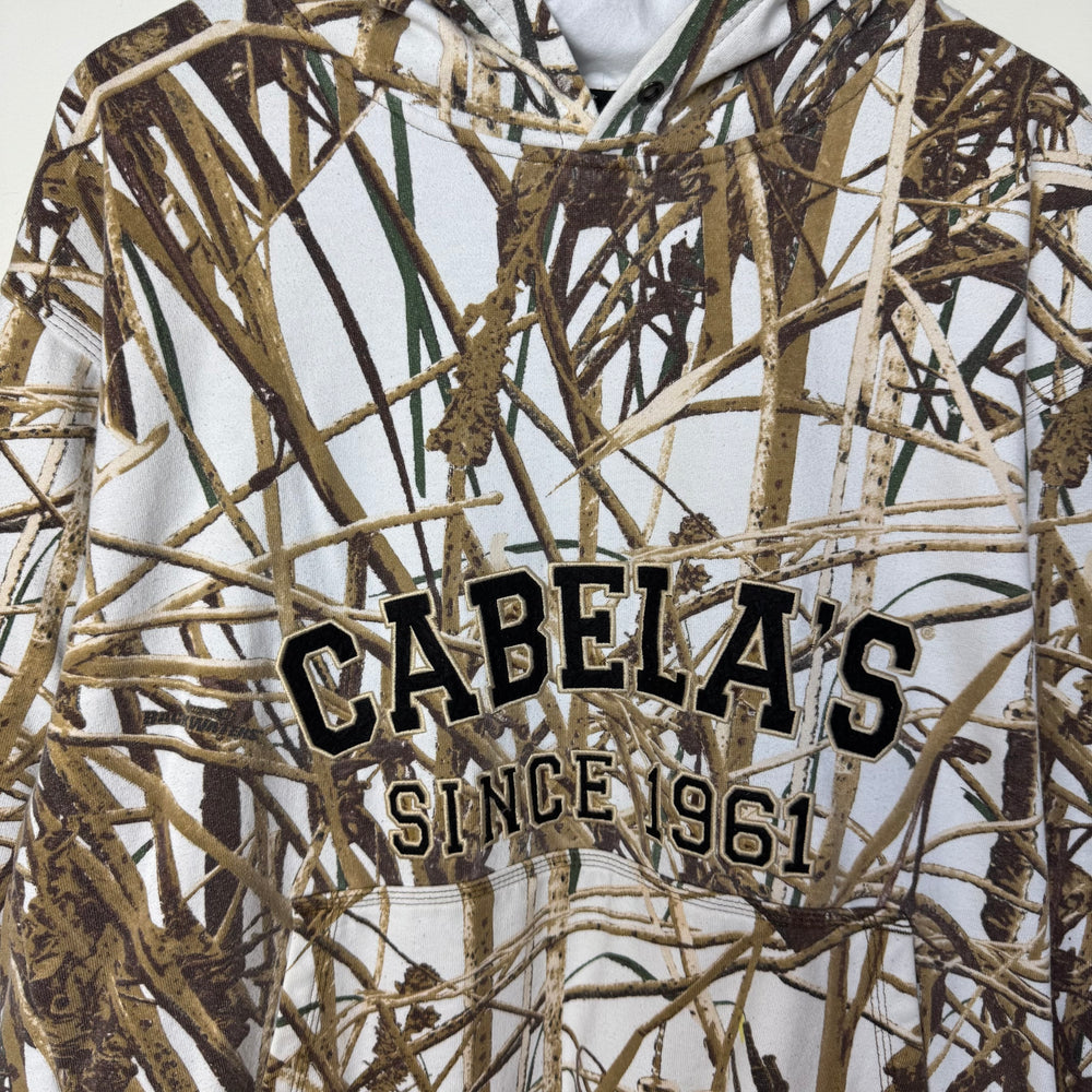 CABELA'S Heavy Camo Hoodie Sweatshirt