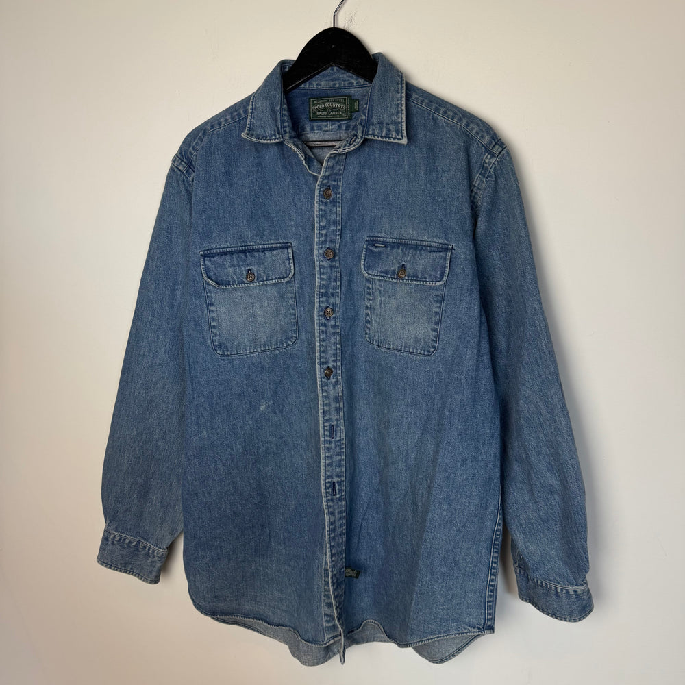 Vintage 90's POLO COUNTRY Ralph Lauren Denim Shirt