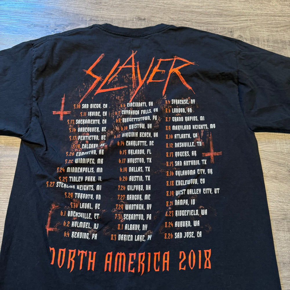 SLAYER North America Tour 2018 Band Tshirt