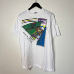Vintage 90's LABATT BLUE Ski Racing Whistler Tshirt