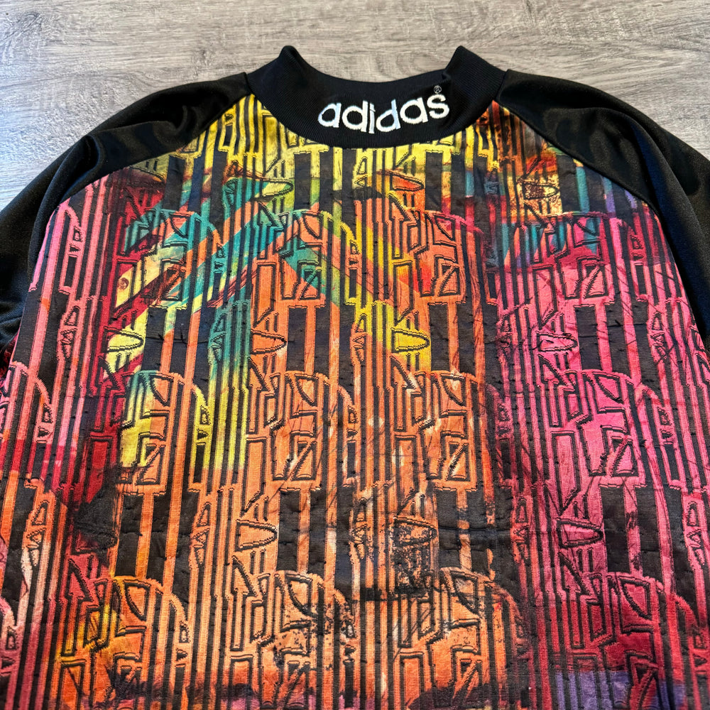 Vintage 90's ADIDAS Abstract Soccer Jersey Long Sleeve