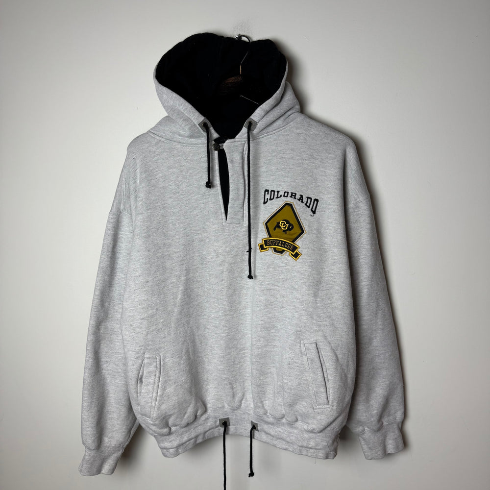 Vintage 90's University of COLORADO Varsity Hoodie Sweatshirt