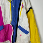 Vintage 90's ADIDAS Colour Block Windbreaker Jacket