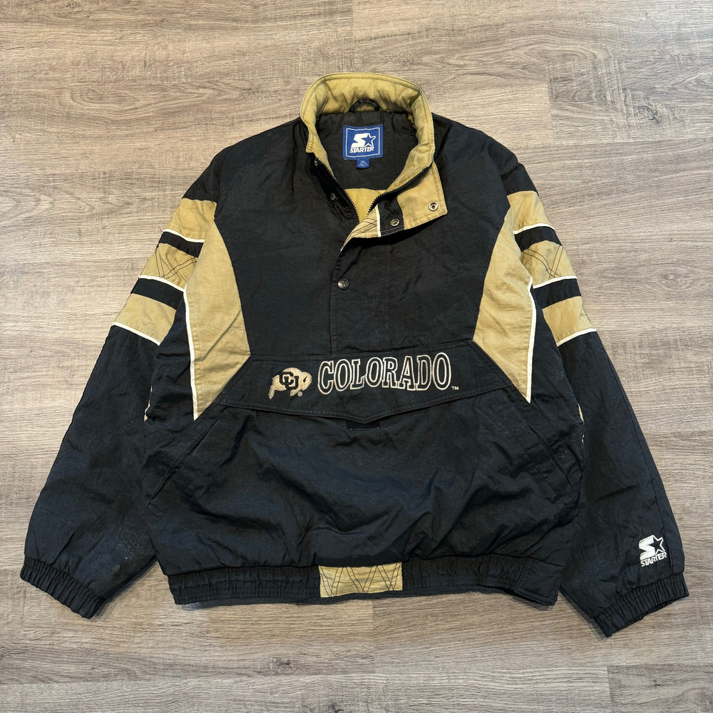 Vintage 90's University of COLORADO Starter Anorak Puffer Jacket