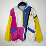 Vintage 90's ADIDAS Colour Block Windbreaker Jacket