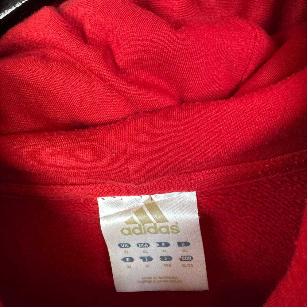 Vintage ADIDAS Middle Logo Hoodie Sweatshirt