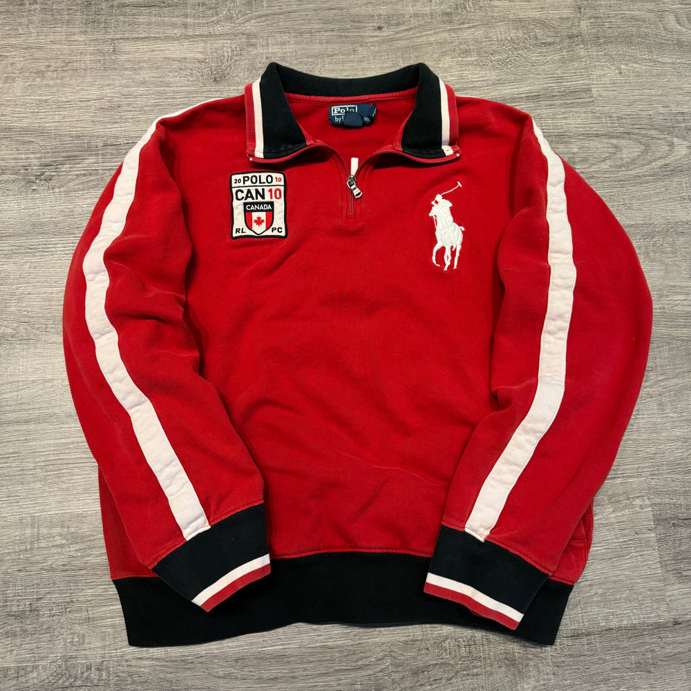 2010 POLO Ralph Lauren Team Canada 1/4 Zip Sweatshirt