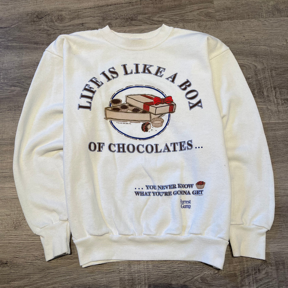 Vintage 1994 FORREST GUMP Box of Chocolates Movie Sweatshirt