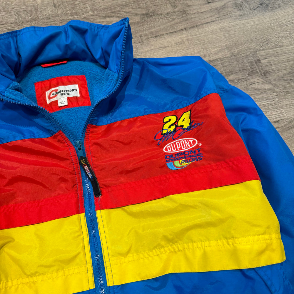 Vintage 90's NASCAR Racing Jeff Gordon Fleece Lined Jacket