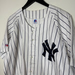 Vintage 90's MLB New York YANKEES Pinstripe Russell Athletic Jersey