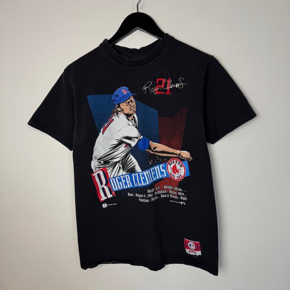 Vintage 90's MLB Roger Clemens Boston Red Sox Tshirt