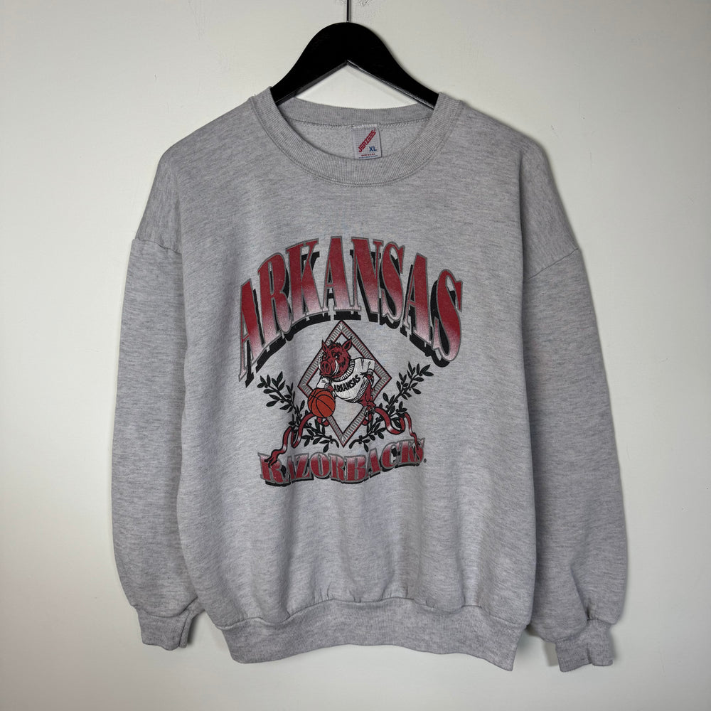 Vintage 90's ARKANSAS University Razorbacks Varsity Sweatshirt