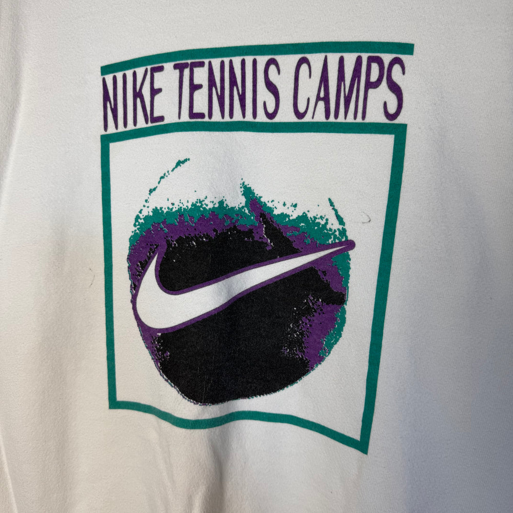 Vintage 90's NIKE Grey Tag TENNIS CAMP Sweatshirt
