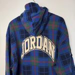 AIR JORDAN Plaid Hoodie Sweatshirt