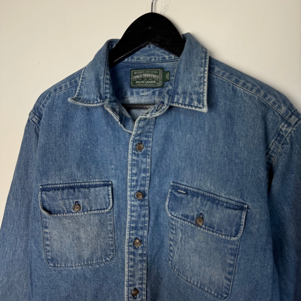 Vintage 90's POLO COUNTRY Ralph Lauren Denim Shirt