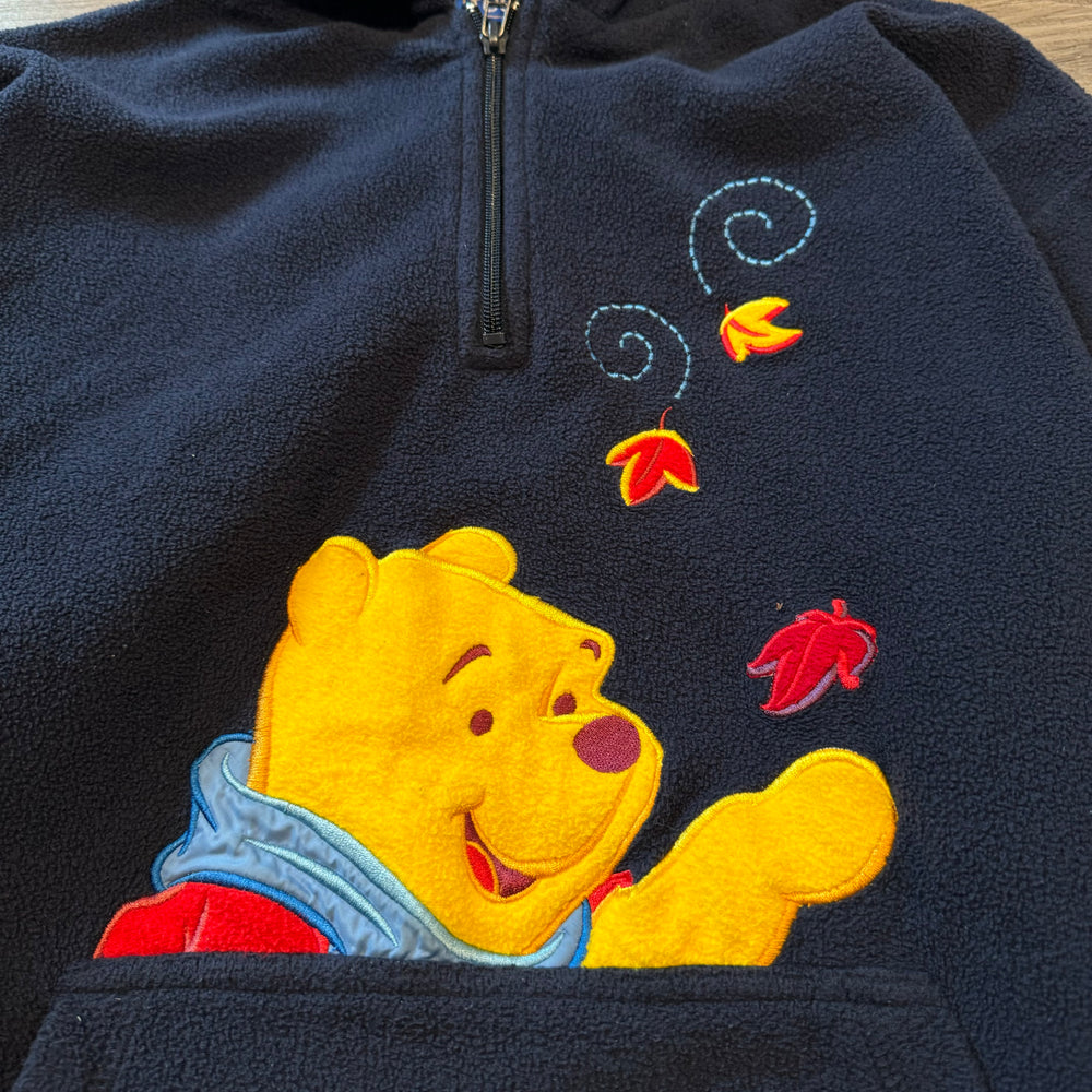 Vintage DISNEY Winnie The POOH Fleece Hoodie Sweater