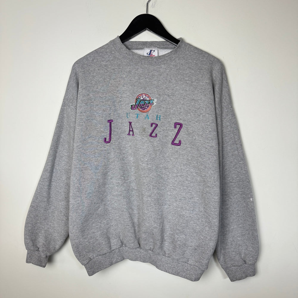 Vintage 90's NBA Utah JAZZ Embroidered Sweatshirt