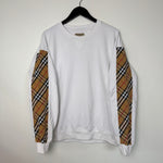 BURBERRY London Nova Sleeve Crewneck Sweatshirt