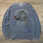 Vintage 90's WILDLIFE Wind River Outfitter Pigment Dyed Sweatshirt