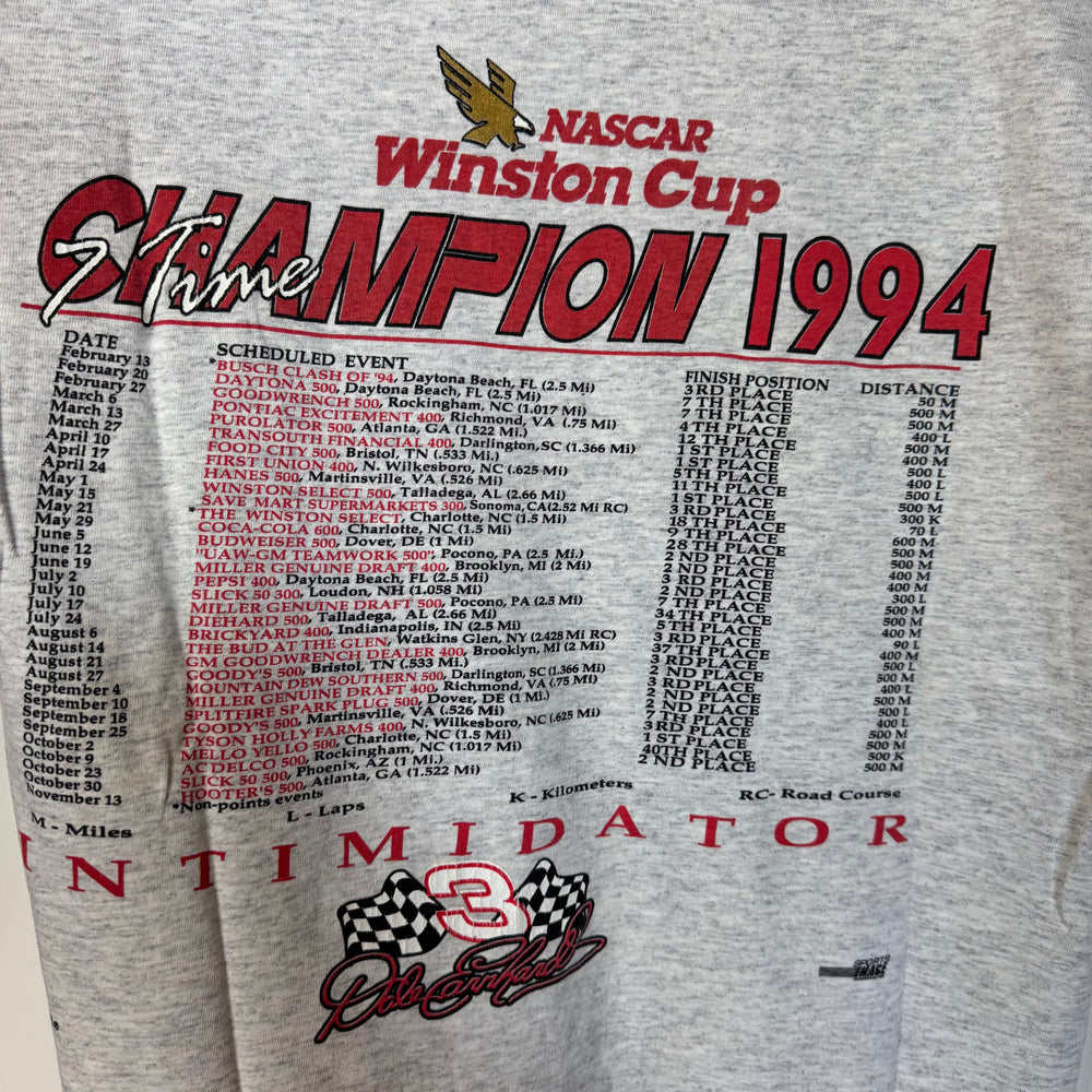 Vintage 1994 NASCAR Winston Cup Racing Tshirt