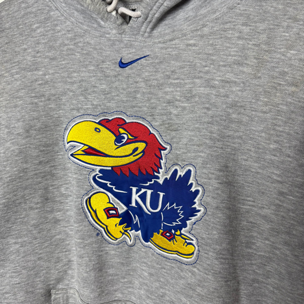 Vintage NIKE Kansas University Varsity Hoodie Sweatshirt