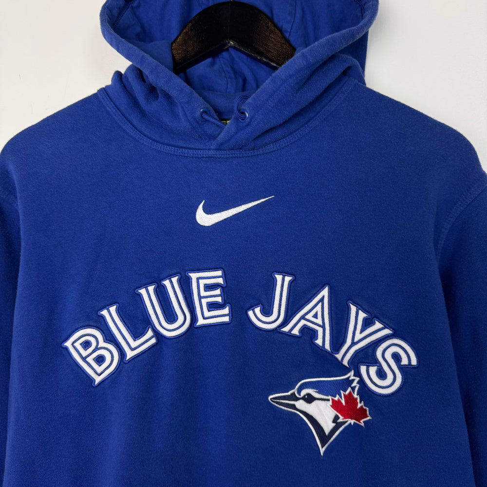 MLB Toronto BLUE JAYS Nike Middle Swoosh Hoodie Sweatshirt