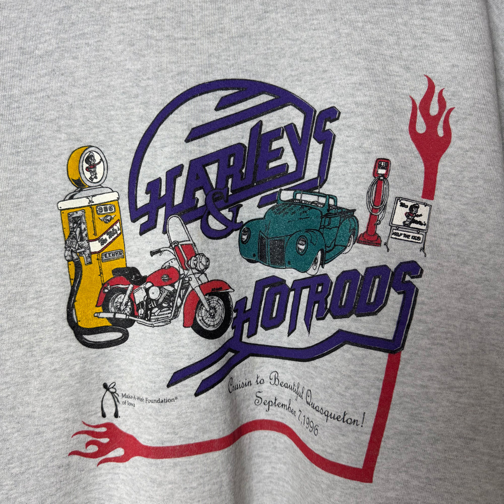 Vintage 90's HARLEY'S & HOT RODS Sweatshirt