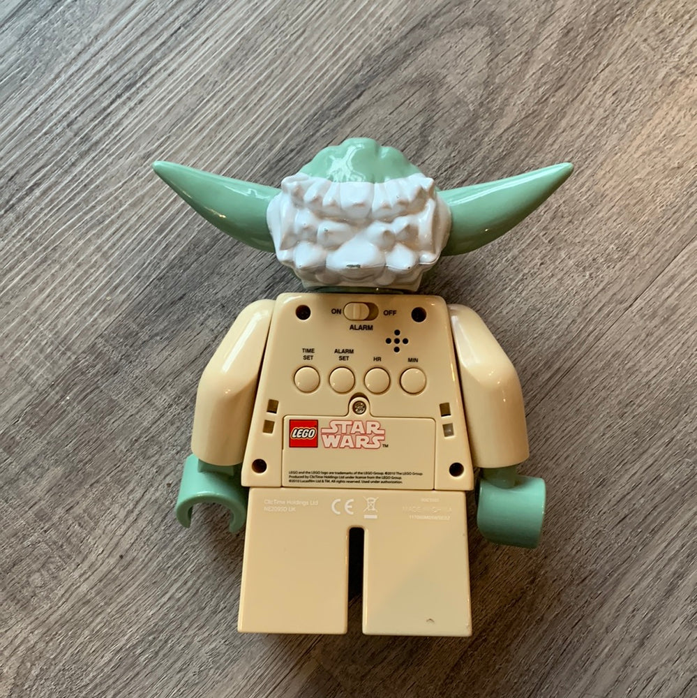 Vintage Lego Star Wars YODA Clock