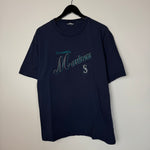 Vintage 90's MLB Seattle MARINERS Embroidered Tshirt